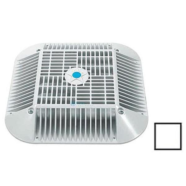 Aquastar 12 to 16 in. Retrofit Square Anti-Entrapment Suction Outlet Cover; White 1216101 - main